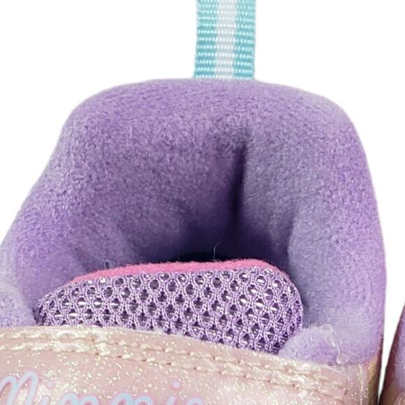 Disney Minnie Mouse Girls Light Up Light Up Shoes Size 6 (14cms) New - Picture 12 of 16